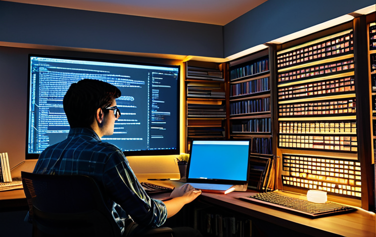 코딩교육지도사 이직 성공 사례 - The Knowledge Seeker**

"A dedicated software developer, fully clothed in modest attire, surrounded ...
