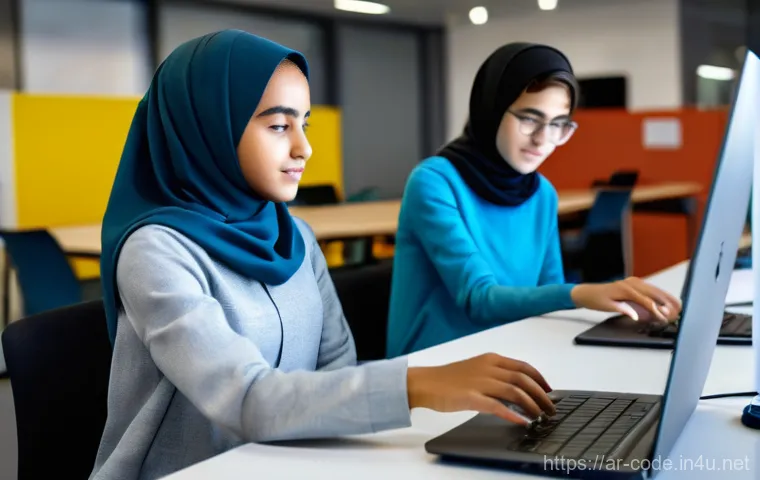 코딩교육지도사 직업군의 다양성 - **Prompt 1: Inspiring the Young Coder**
"A heartwarming scene depicting a kind and wise older Ar... 코딩교육지도사 직업군의 다양성 - **Prompt 1: Inspiring the Young Coder**
"A heartwarming scene depicting a kind and wise older Ar...