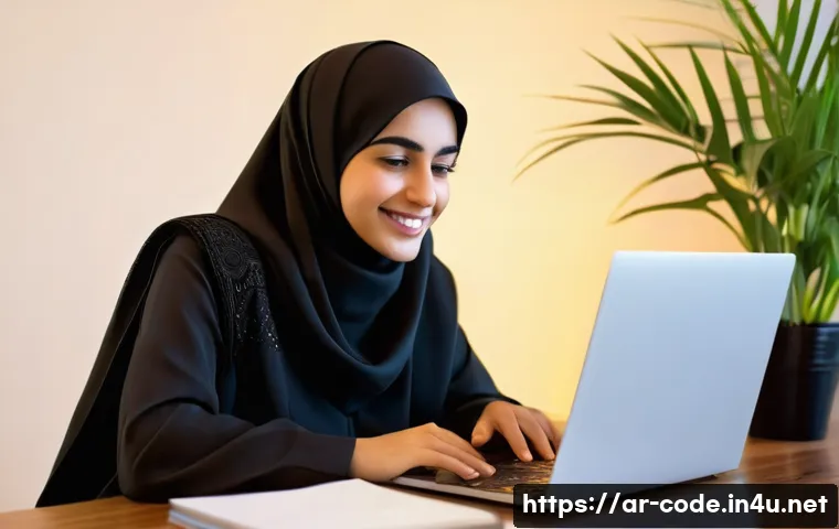 코딩교육지도사와 학습 경험 디자인 - **Prompt:** A young Arab individual, in their early twenties, seated at a modern desk in a warmly li...